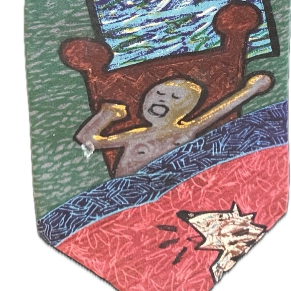 VTG Beatles Silk Necktie “ Good Morning “ Collectible Gift Music Fan Beatlemania - Picture 10 of 12